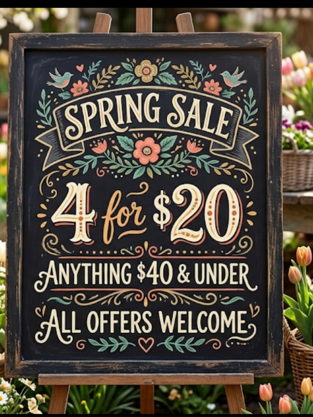 Spring Sale 🌼 4 For 20 $